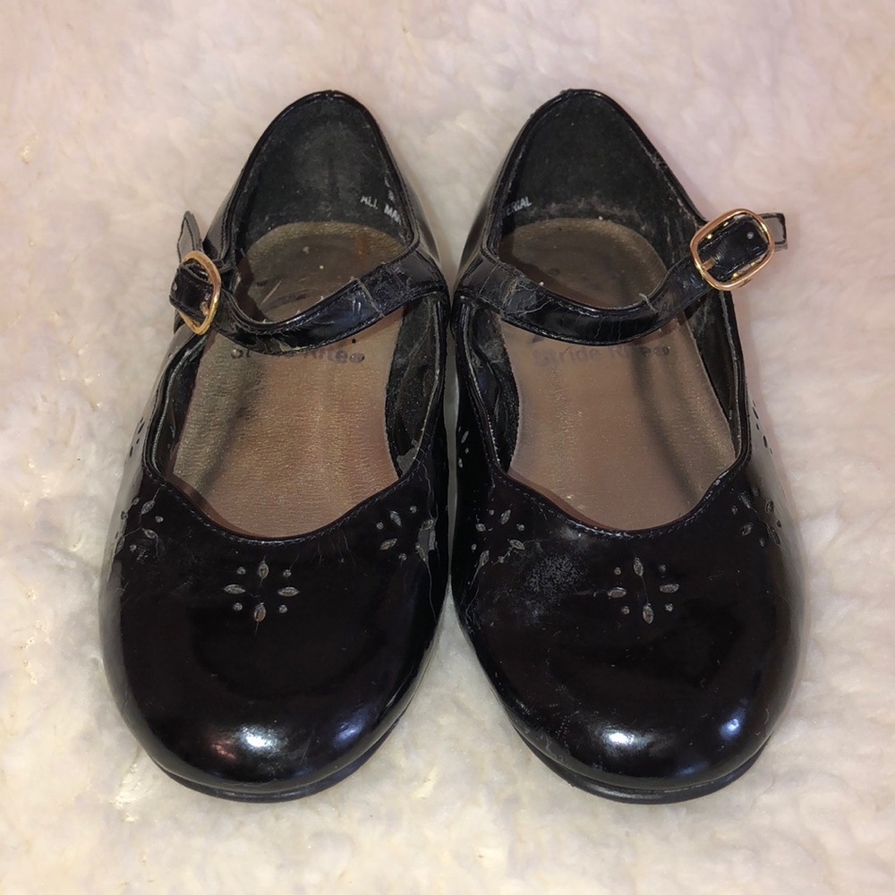 Vintage Black Patent Leather Stride Rite Shoes